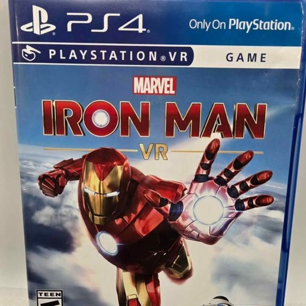 Marvels Iron Man VR Sony PlayStation 4 PS4 Video Game CIB Like New